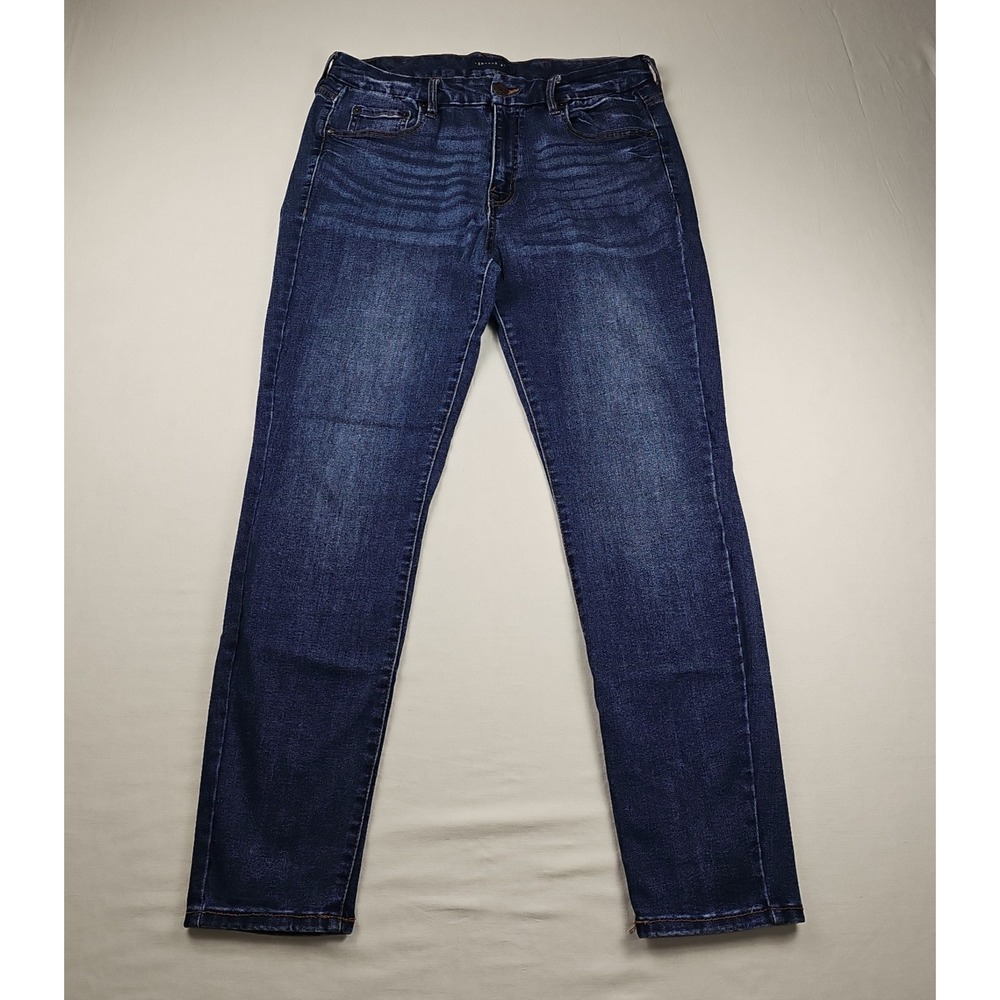 Aeropostale High Rise Curvy Jegging Blue Denim Stretch Size 12
